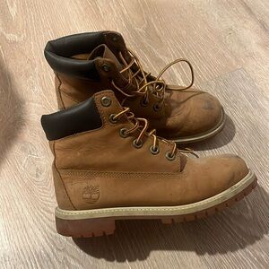 Kids size 4 Timberland boots.